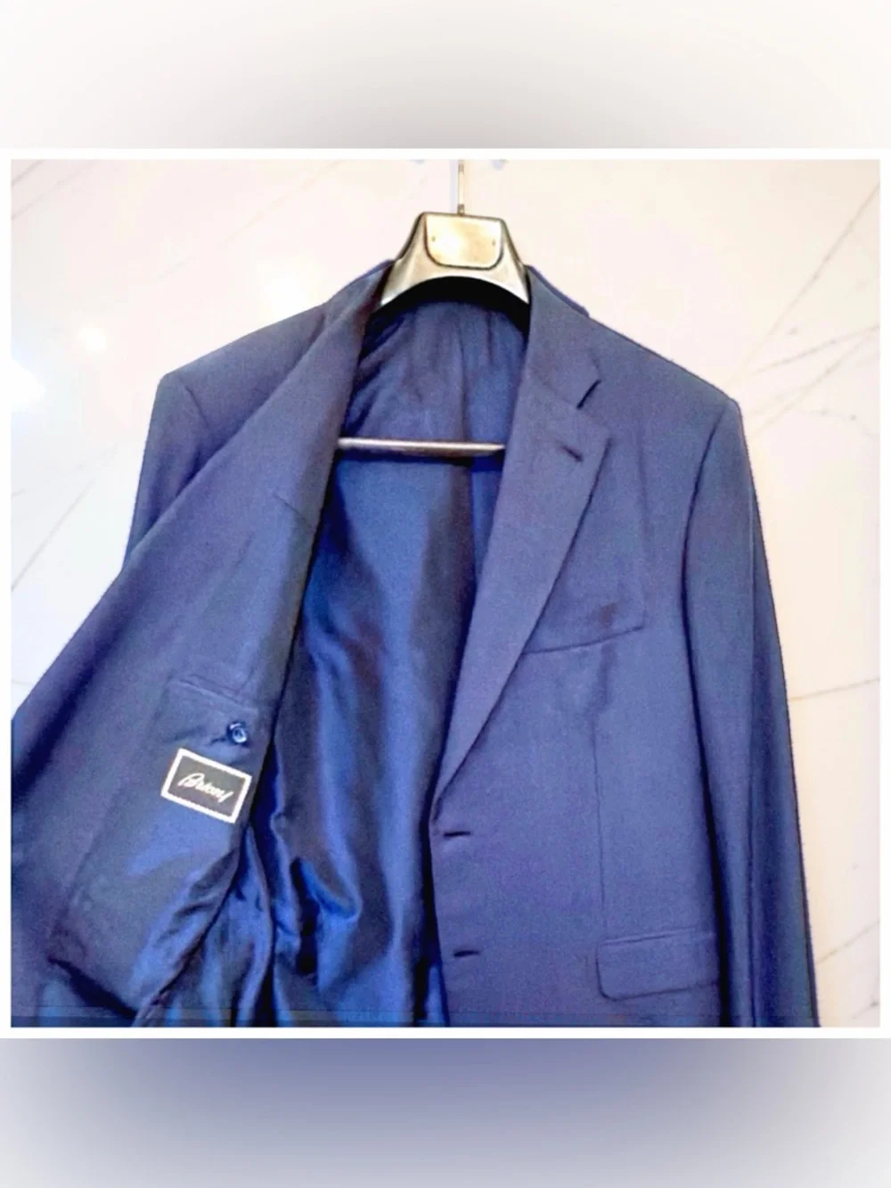 Brioni Men’s Navy Blue Suit | Super 160’s | Luxury | Italian | Tailored